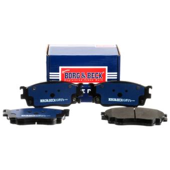 Jeu de 4 plaquettes de frein avant BORG & BECK BBP1404