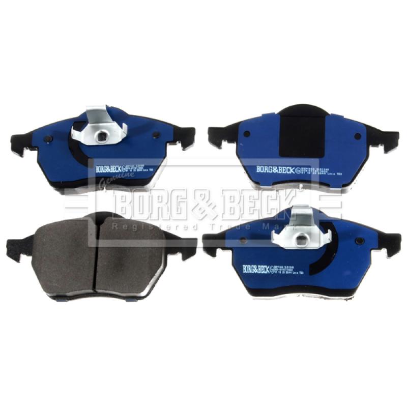 Jeu de 4 plaquettes de frein avant BORG & BECK BBP1444 - Visuel 1