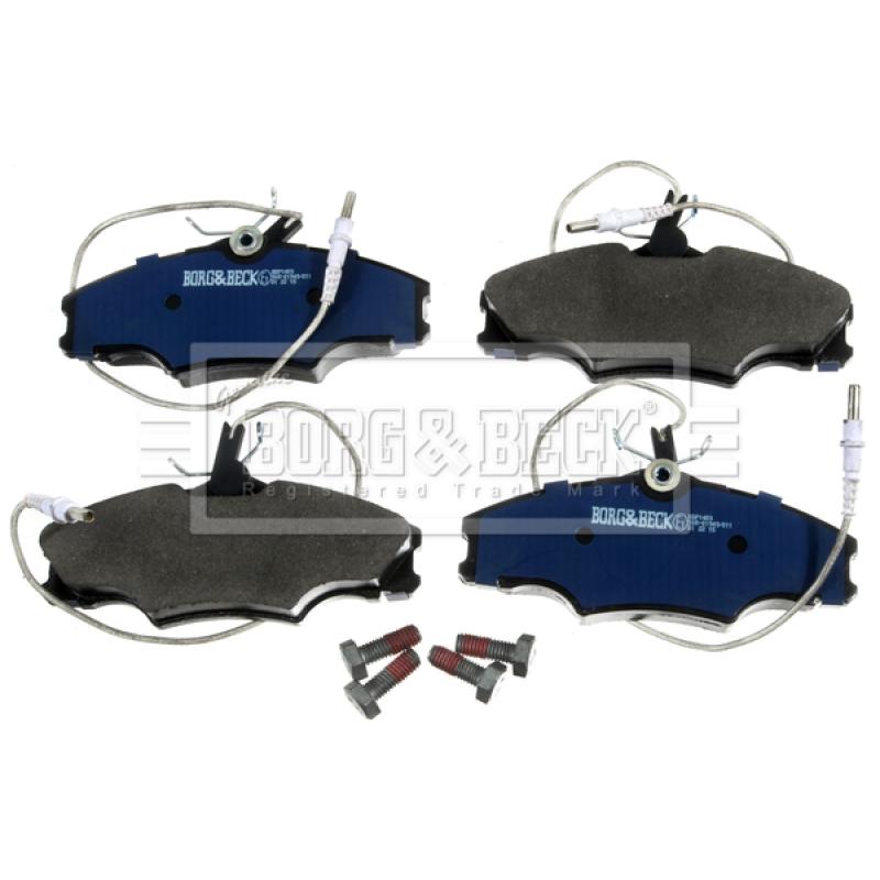 Jeu de 4 plaquettes de frein avant BORG & BECK BBP1459 - Visuel 1
