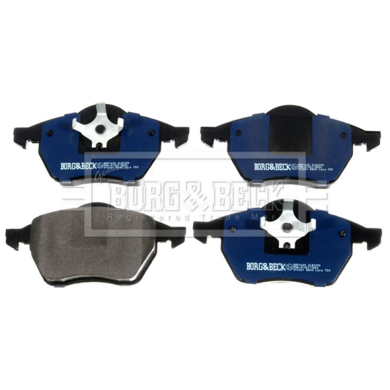 Jeu de 4 plaquettes de frein avant BORG & BECK BBP1645 - Visuel 1