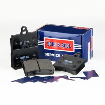 Jeu de 4 plaquettes de frein arrière BORG & BECK OEM E172591