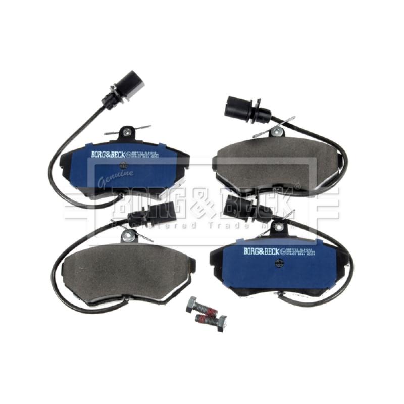 Jeu de 4 plaquettes de frein avant BORG & BECK BBP1733 - Visuel 1
