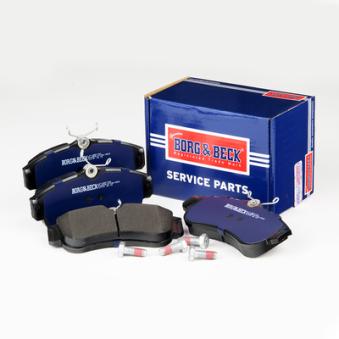 Jeu de 4 plaquettes de frein avant BORG & BECK OEM 410602F026