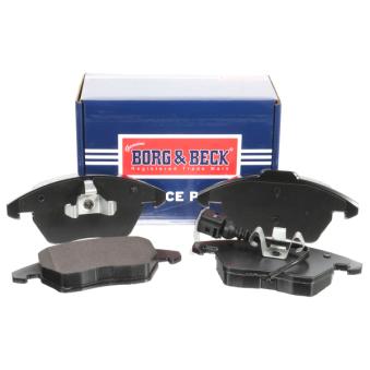 Jeu de 4 plaquettes de frein avant BORG & BECK OEM 1K0615106AL