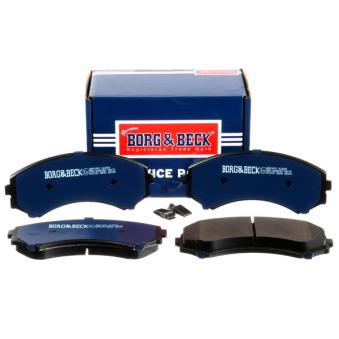 Jeu de 4 plaquettes de frein avant BORG & BECK BBP1891