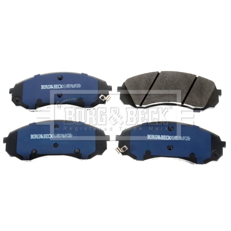 Jeu de 4 plaquettes de frein avant BORG & BECK BBP2126 - Visuel 1