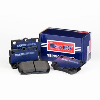 Jeu de 4 plaquettes de frein arrière BORG & BECK OEM 0446630240