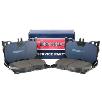 Jeu de 4 plaquettes de frein avant BORG & BECK BBP2587