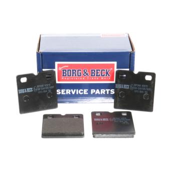 Jeu de 4 plaquettes de frein arrière BORG & BECK BBP2846