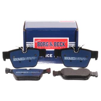 Jeu de 4 plaquettes de frein arrière BORG & BECK OEM 34206885600