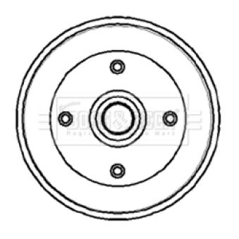 Tambour de frein BORG & BECK OEM 113501615J