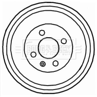 Tambour de frein BORG & BECK OEM 6K9609617