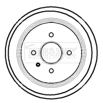 Tambour de frein BORG & BECK OEM 568267