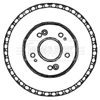 Tambour de frein BORG & BECK BBR7204