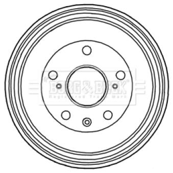 Tambour de frein BORG & BECK OEM 71742701 Tambour de frein BORG & BECK OEM 71742701