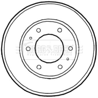 Tambour de frein BORG & BECK OEM MN102439