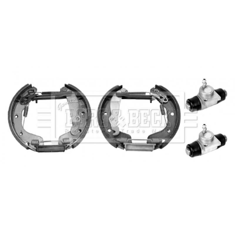 Kit de freins arrière (prémontés) BORG & BECK BBS1092K - Visuel 1