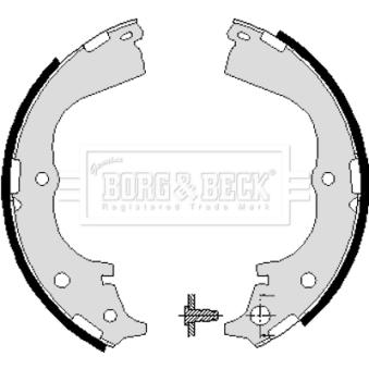 Jeu de mâchoires de frein BORG & BECK OEM 0449526210