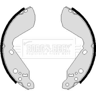 Jeu de mâchoires de frein BORG & BECK OEM 5320056821