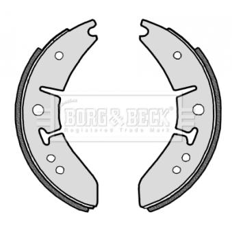 Jeu de mâchoires de frein BORG & BECK [BBS6080]