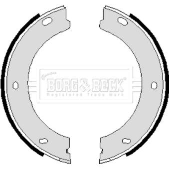 Jeu de mâchoires de frein BORG & BECK OEM 424179