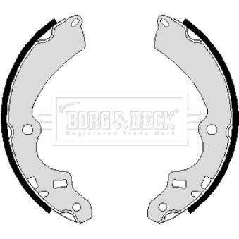 Jeu de mâchoires de frein BORG & BECK OEM 5320050800