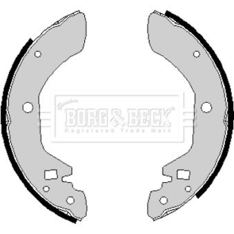 Jeu de mâchoires de frein BORG & BECK OEM 44060U8700