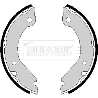 Jeu de mâchoires de frein BORG & BECK BBS6134 Jeu de mâchoires de frein BORG & BECK BBS6134