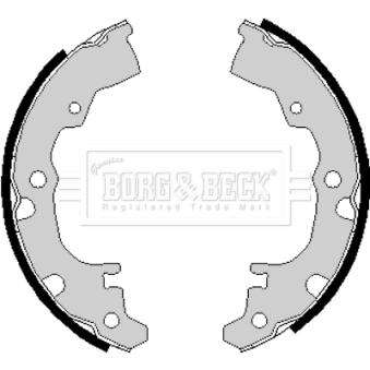 Jeu de mâchoires de frein BORG & BECK OEM 0449587603