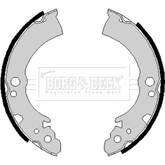 Jeu de mâchoires de frein BORG & BECK OEM D407028B10