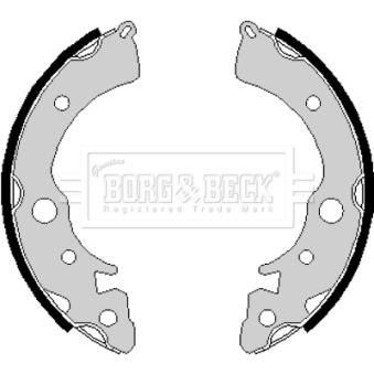 Jeu de mâchoires de frein BORG & BECK OEM 43153SB2603