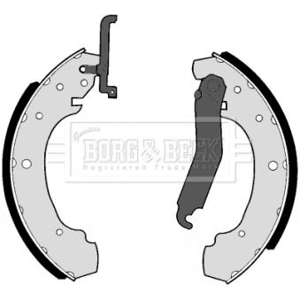 Jeu de mâchoires de frein BORG & BECK OEM 291698527GX