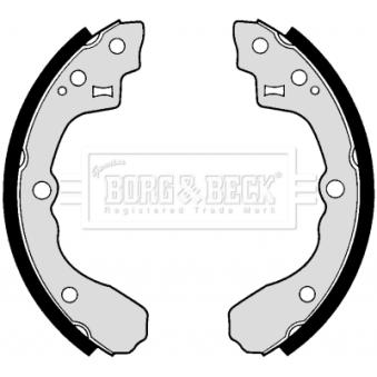 Jeu de mâchoires de frein BORG & BECK BBS6259
