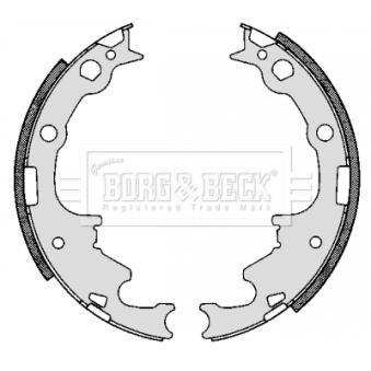 Jeu de mâchoires de frein BORG & BECK OEM 4423606 Jeu de mâchoires de frein BORG & BECK OEM 4423606