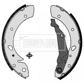 Jeu de mâchoires de frein BORG & BECK OEM 0449505030