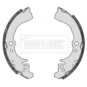 Jeu de mâchoires de frein BORG & BECK OEM 4742087503