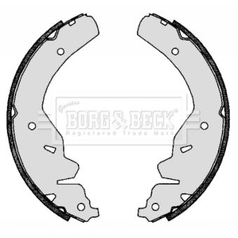 Jeu de mâchoires de frein BORG & BECK OEM 0K0112638Z