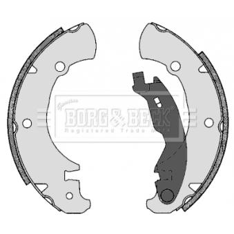 Jeu de mâchoires de frein BORG & BECK OEM 9947690