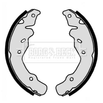 Jeu de mâchoires de frein BORG & BECK OEM 5018209AA