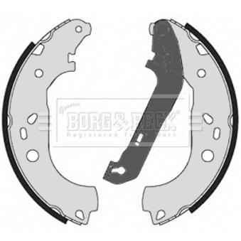Jeu de mâchoires de frein BORG & BECK BBS6340