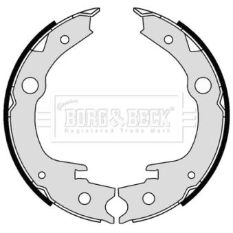 Jeu de mâchoires de frein BORG & BECK [BBS6342]
