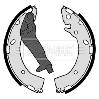 Jeu de mâchoires de frein BORG & BECK OEM 583051CA00