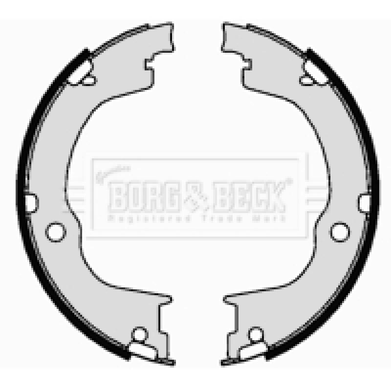 Jeu de mâchoires de frein BORG & BECK BBS6367 - Visuel 1