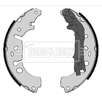 Jeu de mâchoires de frein BORG & BECK BBS6368
