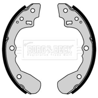 Jeu de mâchoires de frein BORG & BECK OEM 0K30A2628Z