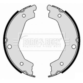 Jeu de mâchoires de frein BORG & BECK [BBS6380]