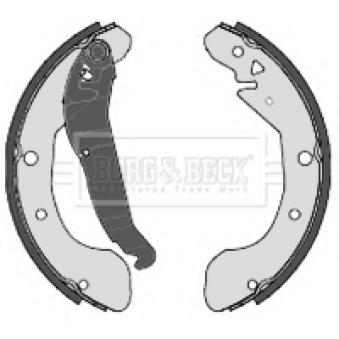 Jeu de mâchoires de frein BORG & BECK BBS6382
