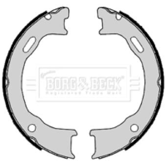 Jeu de mâchoires de frein BORG & BECK BBS6391