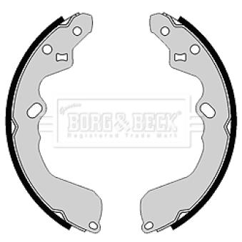 Jeu de mâchoires de frein BORG & BECK OEM 0K2FA2638Z