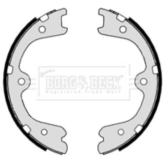 Jeu de mâchoires de frein BORG & BECK OEM D4060CA01A